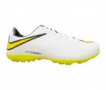 Chuteira society nike hypervenom branca e verde mod12797